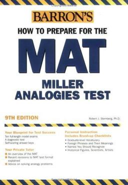Barron's How to Prepare for the MAT