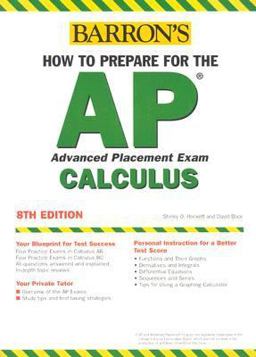 How to Prepare for the AP Calculus Exam 8th 9780764123825 Front Cover