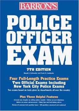 Police Officer Exam 7th 9780764124105 Front Cover