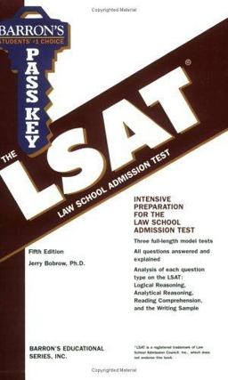 Pass Key to the LSAT Law School Admission Test 5th 9780764124143 Front Cover