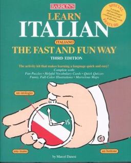 Learn Italian the Fast and Fun Way 3rd 9780764125300 Front Cover