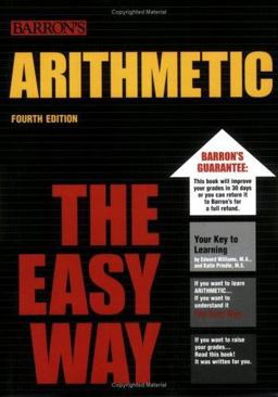 Arithmetic the Easy Way 4th 9780764129131 Front Cover