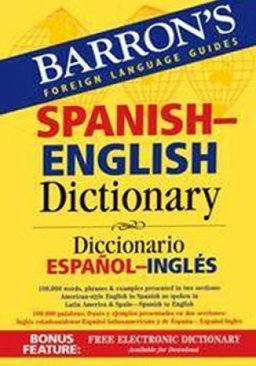 Spanish-English Dictionary Diccionario Espaï¿½ol-Inglï¿½s  9780764133299 Front Cover