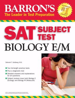 Barron's SAT Subject Test in Biology E/M  9780764135194 Front Cover