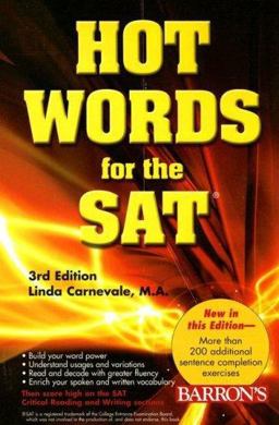 Hot Words for the SAT 3rd 9780764136320 Front Cover