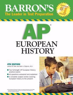 Barron's AP European History 4th 9780764136801 Front Cover