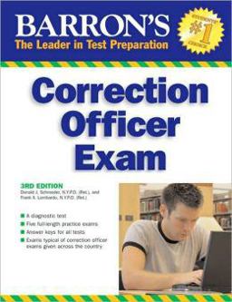 Barron's Correction Officer Exam 3rd 9780764138003 Front Cover
