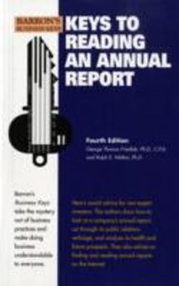 Keys to Reading an Annual Report 4th 9780764139154 Front Cover