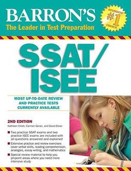Barron's SSAT/ISEE 2nd 9780764140907 Front Cover