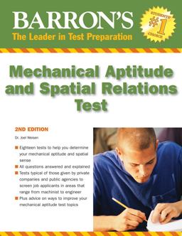 Barron's Mechanical Aptitude and Spatial Relations Test 2nd 9780764141089 Front Cover