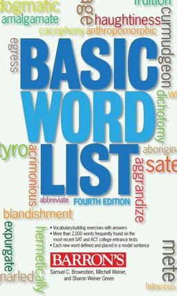 Basic Word List 4th 9780764141195 Front Cover