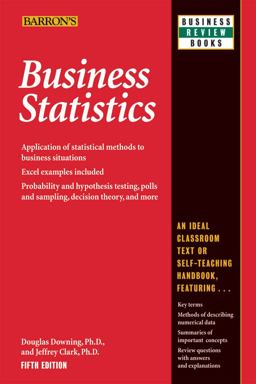 Business Statistics 5th 9780764142390 Front Cover