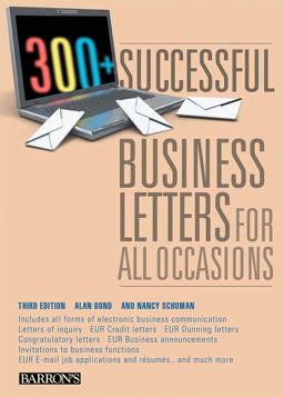 300+ Successful Business Letters for All Occasions 3rd 9780764143199 Front Cover