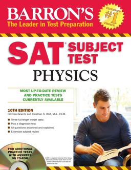 Barron's SAT Subject Test Physics 10th 9780764143533 Front Cover