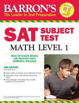 Barron's SAT Subject Test Math Level 1