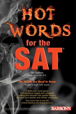 Hot Words for the SAT 4th 9780764144790 Front Cover