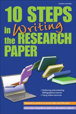 10 Steps in Writing the Research Paper 7th 9780764145988 Front Cover