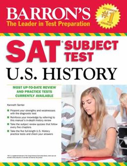 Barron's SAT Subject Test in U. S. History  9780764146046 Front Cover