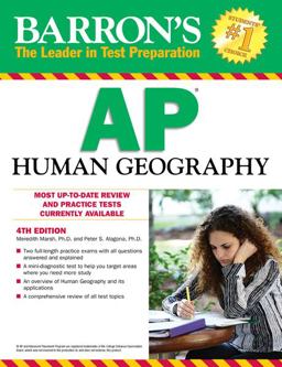 Barron's AP Human Geography, 4th Edition 4th 9780764146992 Front Cover