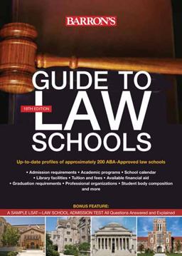 Guide to Law Schools 20th 9780764147500 Front Cover