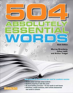 504 Absolutely Essential Words 6th 9780764147814 Front Cover