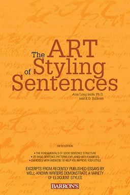 Art of Styling Sentences 5th 9780764147838 Front Cover
