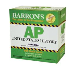 Barron's AP United States History 500 Flash Cards 2nd 9780764162640 Front Cover