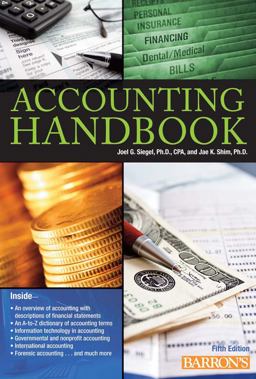 Barron's Accounting Handbook 5th 9780764162701 Front Cover