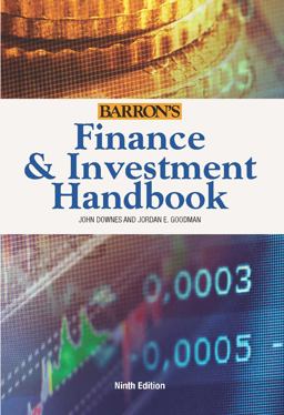 Finance and Investment Handbook 9th 9780764167515 Front Cover