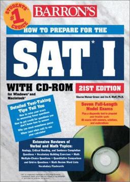 How to Prepare for the SAT I 21st 9780764174407 Front Cover