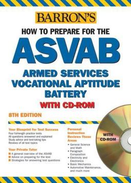How to Prepare for the ASVAB with CD-ROM 8th 9780764178801 Front Cover