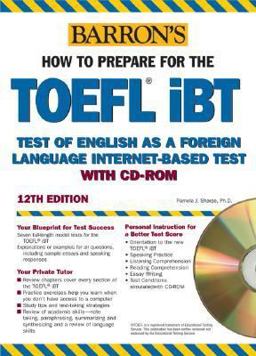 Barron's TOEFL Ibt Internet-Based Test 12th 9780764179051 Front Cover