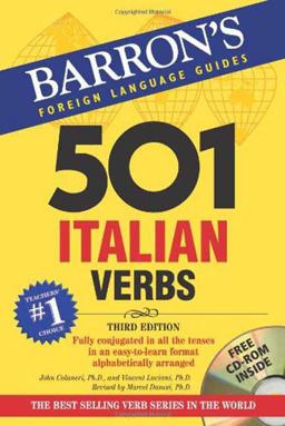 501 Italian Verbs With CD-ROM 2nd 9780764179822 Front Cover