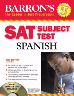 Barron's SAT Subject Test Spanish 2nd 9780764193460 Front Cover