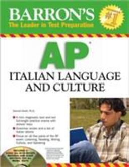 Barron's AP Italian Language and Culture 2008  9780764193682 Front Cover
