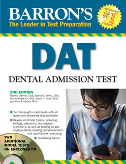 DAT Dental Admissions Test 2nd 9780764193842 Front Cover