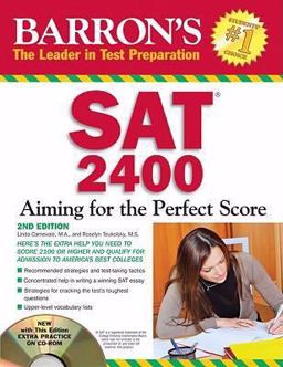 SAT 2400 Aiming for the Perfect Score 2nd 9780764194665 Front Cover