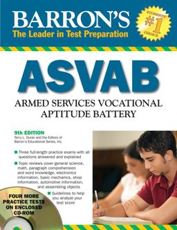 Barron's ASVAB with CD-ROM 9th 9780764195464 Front Cover