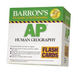 Barron's AP Human Geography Flash Cards  9780764195983 Front Cover