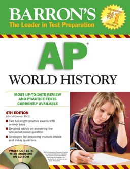 Barron's AP World History with CD-ROM 4th 9780764196973 Front Cover
