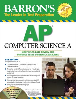 Barron's AP Computer Science A with CD-ROM 5th 9780764197048 Front Cover