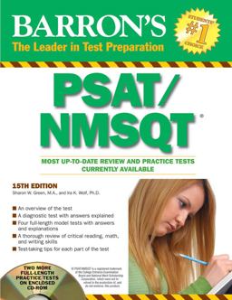 PSAT/NMSQT 15th 9780764197208 Front Cover