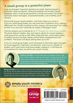 99 Thoughts for Small Group Leaders