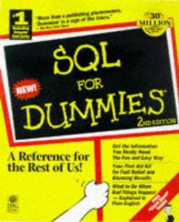 SQL for Dummies 2nd 9780764501050 Front Cover