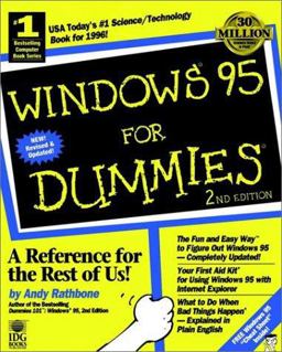 Windows 95 for Dummies 2nd 9780764501807 Front Cover