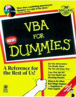 VBA for Dummies  9780764502583 Front Cover