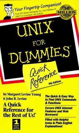 UNIX for Dummies Quick Reference 4th 9780764504204 Front Cover