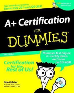 A+ Certification for Dummies 2nd 9780764508127 Front Cover