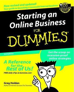 Starting an Online Business for Dummiesï¿½ 3rd 9780764516559 Front Cover
