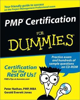 PMP Certification for Dummies  9780764524516 Front Cover